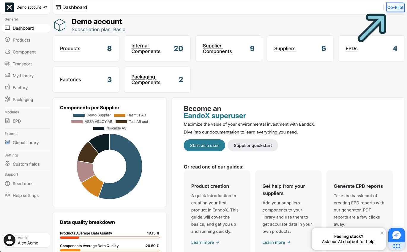 Image of the Co-Pilot button