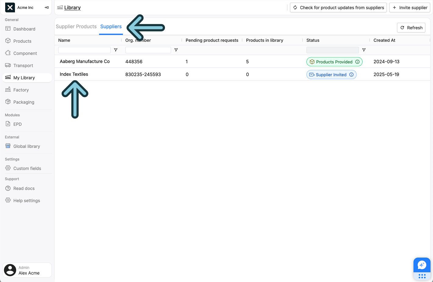 Image of the supplier name